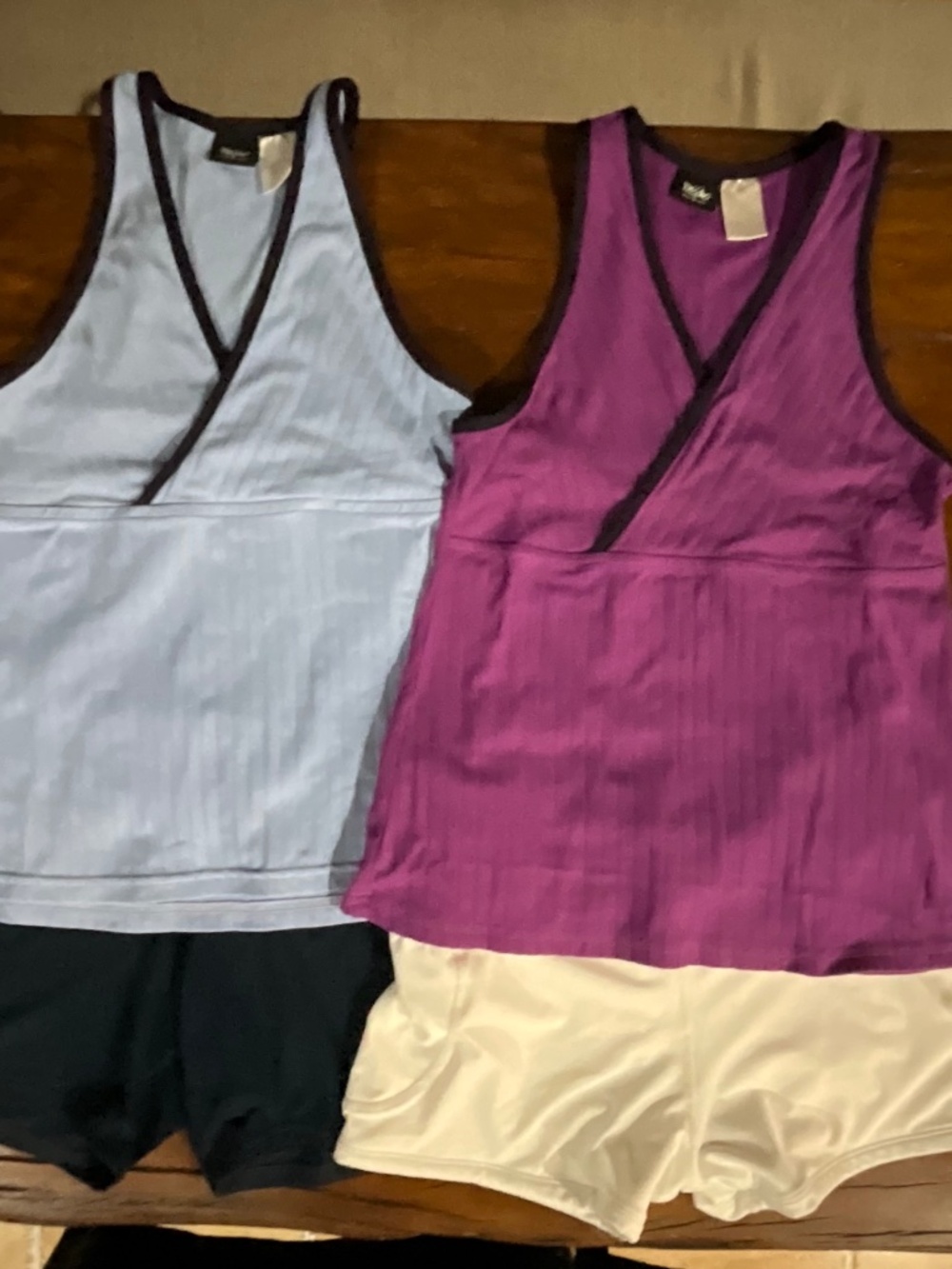 Two Massimo Tank/razor Back Athletic Tops. Sz M